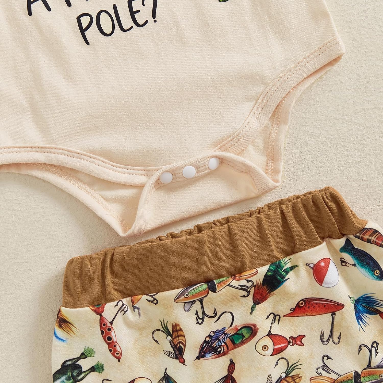 Fishing Fun Newborn Romper Set