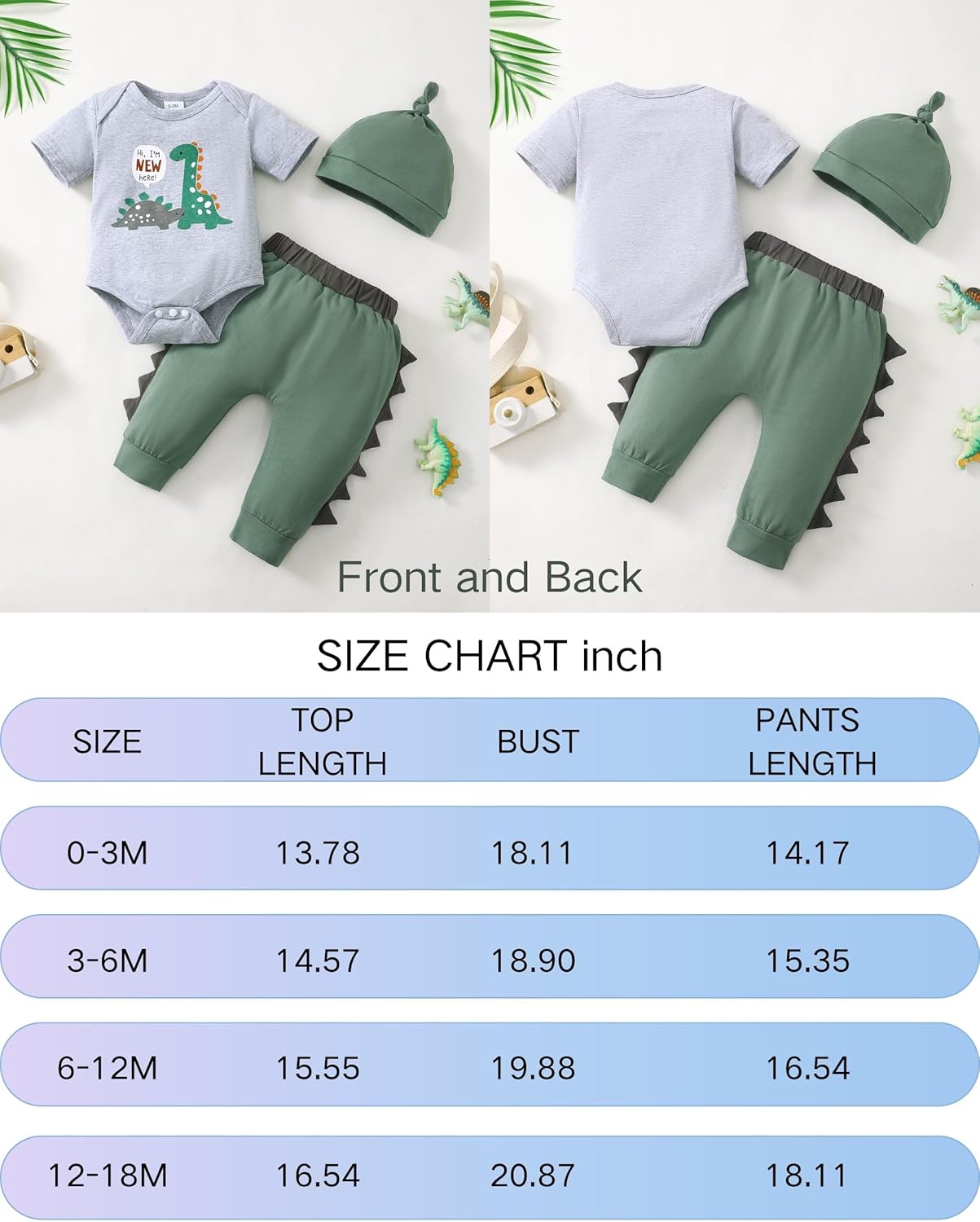 Newborn Baby Boy Clothing Set - Cute Stylish - 0-12 Months