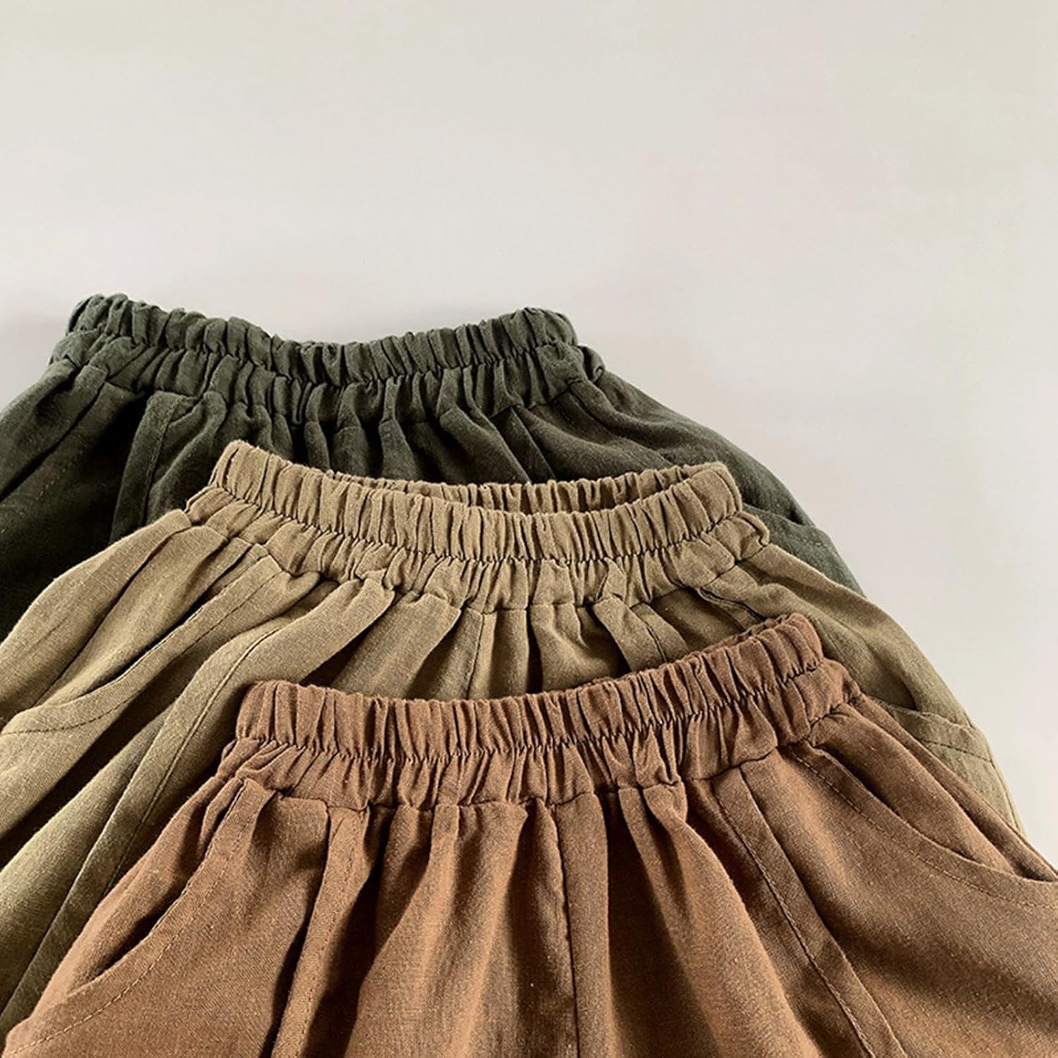 Adorable Bamboo Linen Pants for Babies