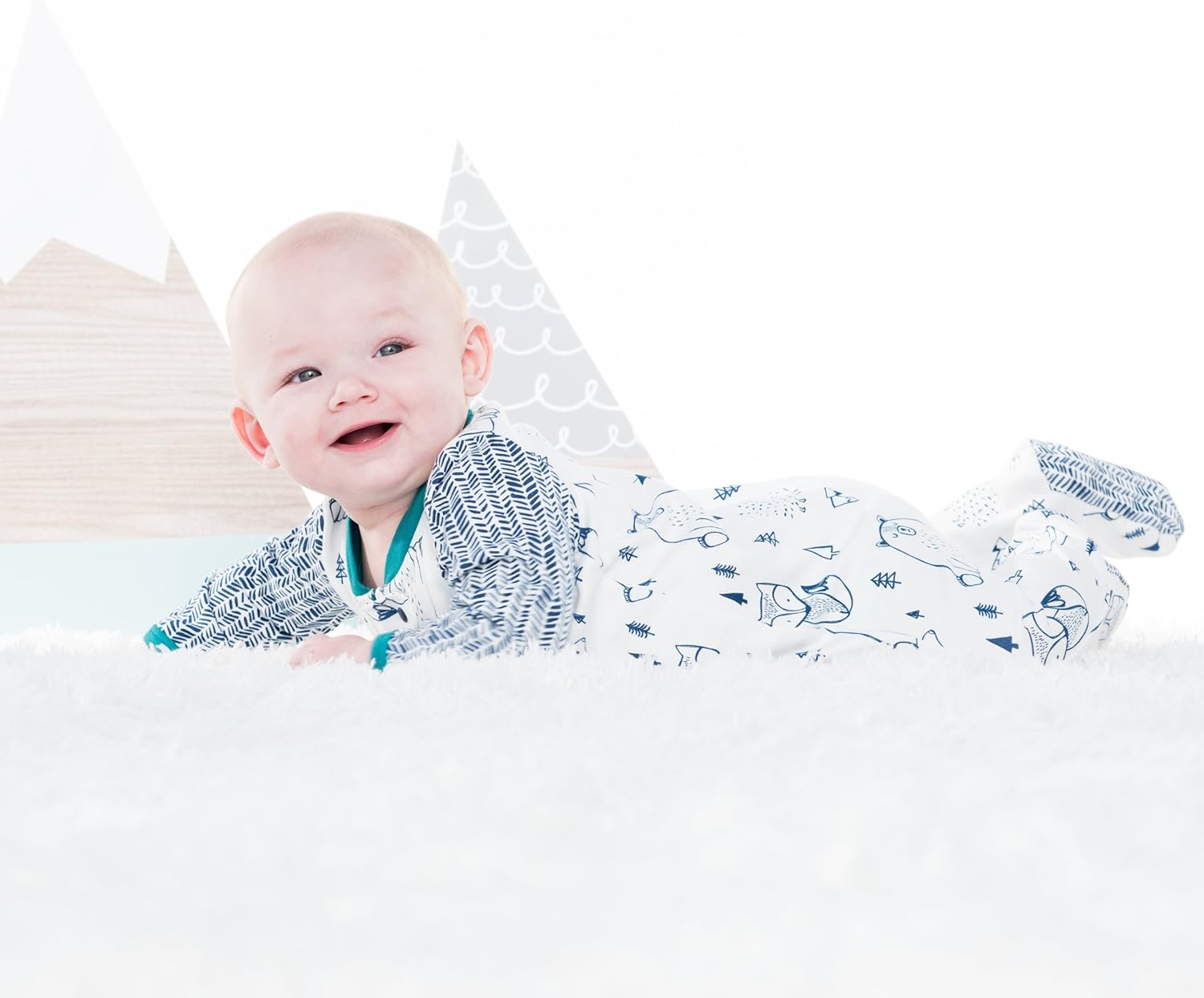 Lamaze Organic Eco-Friendly Baby-Boys Footed Sleepers