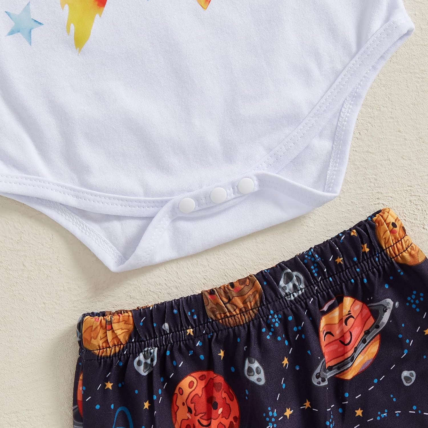 Bagilaanoe Baby Boy Half Birthday Outfit Space Theme