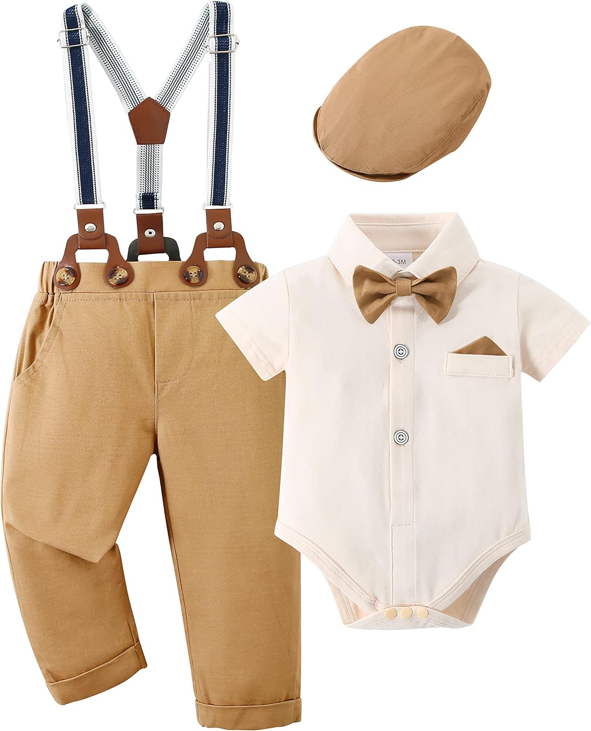 Stylish Baby Boy Wedding Outfit -Comfortable Versatile for Babies 0-18M