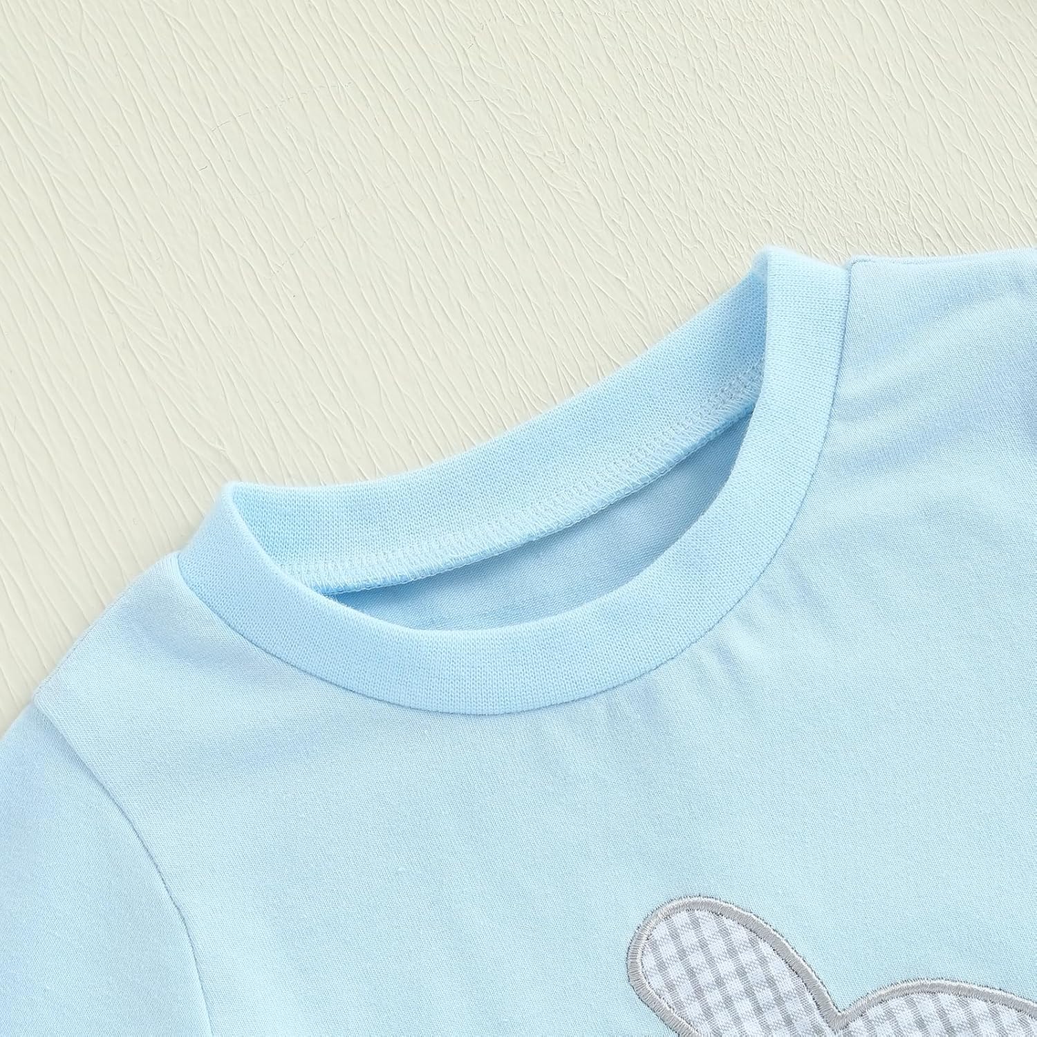 Baby Boy Easter Set with Bunny Carrot Embroidery