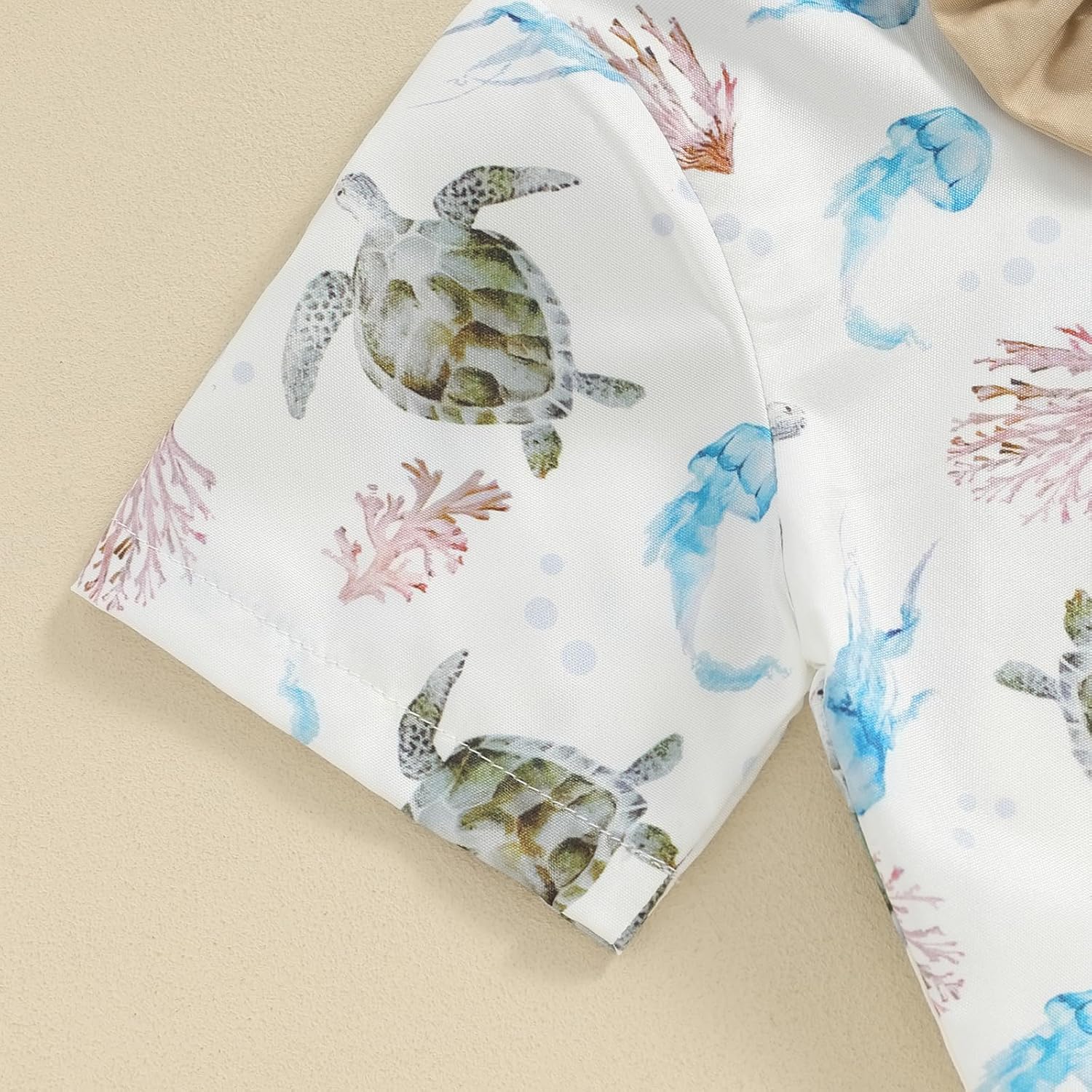 Licupiee Toddler Boys Ocean Print Shorts Sets