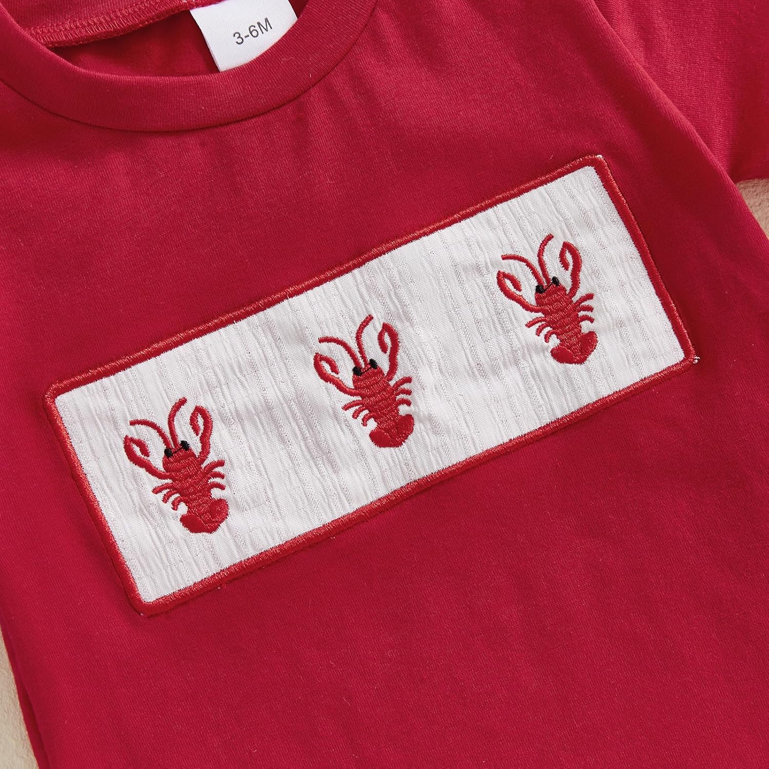 Kiluex Soft Toddler Boys Summer Outfit with Embroidered Strioe Pattern