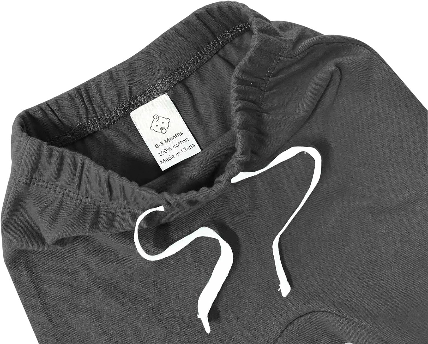 SOBOWO 3-Pack Newborn Joggers for Baby