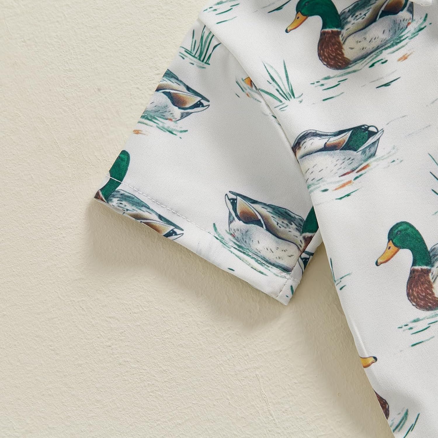 Duck Print Toddler Boy Summer Outfits Casual Trendy