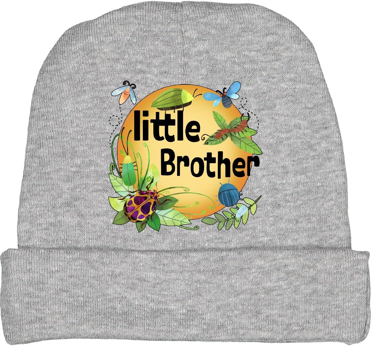 Little Brother- Spring Bugs and Beetles Baby Beanie Hat