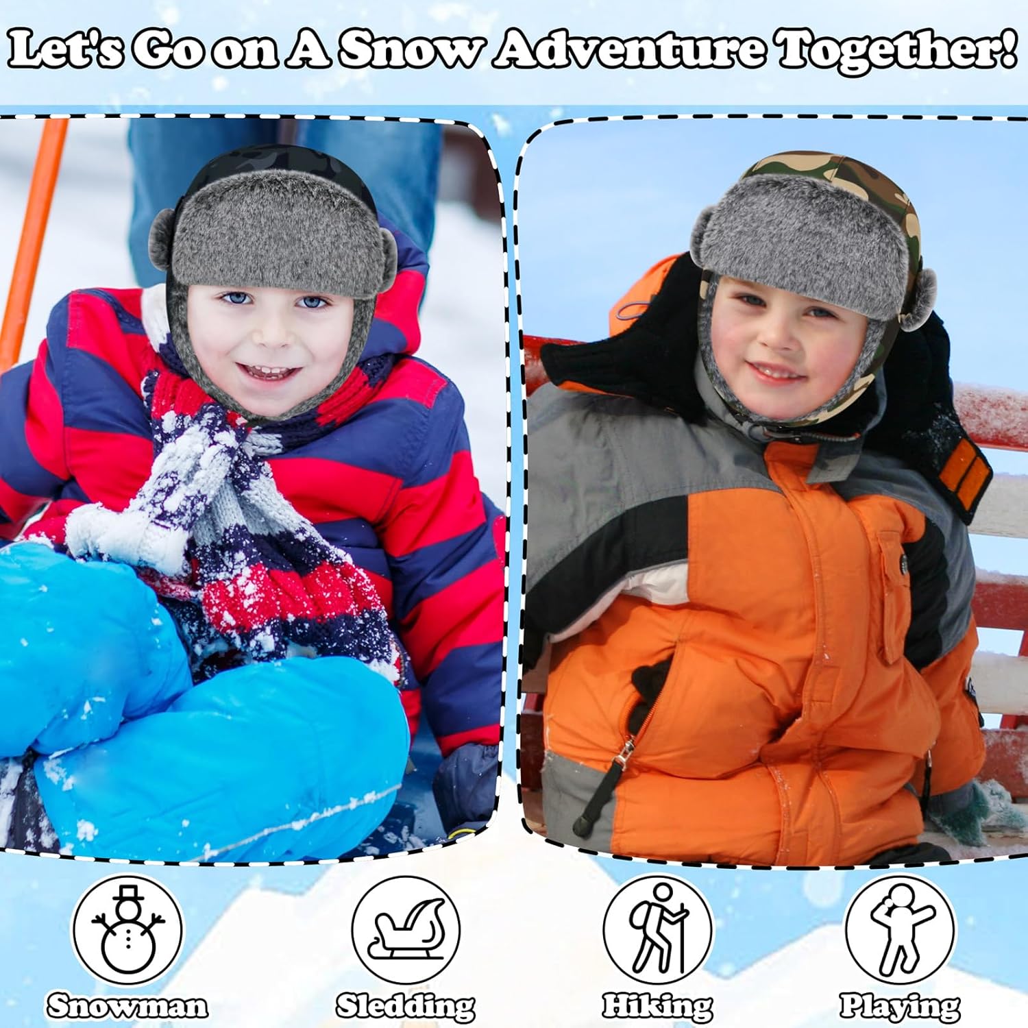 Sarfel Waterproof Winter Hat for Kids