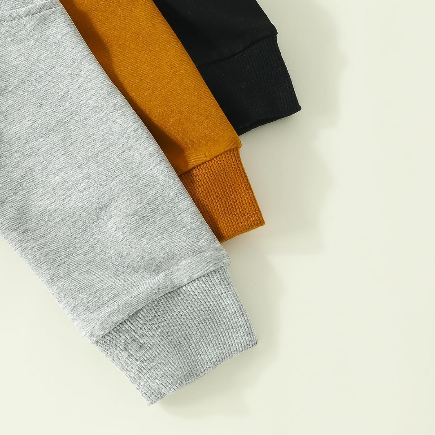 Covvoliy Toddler 3 Pack Solid Color Sweatpants