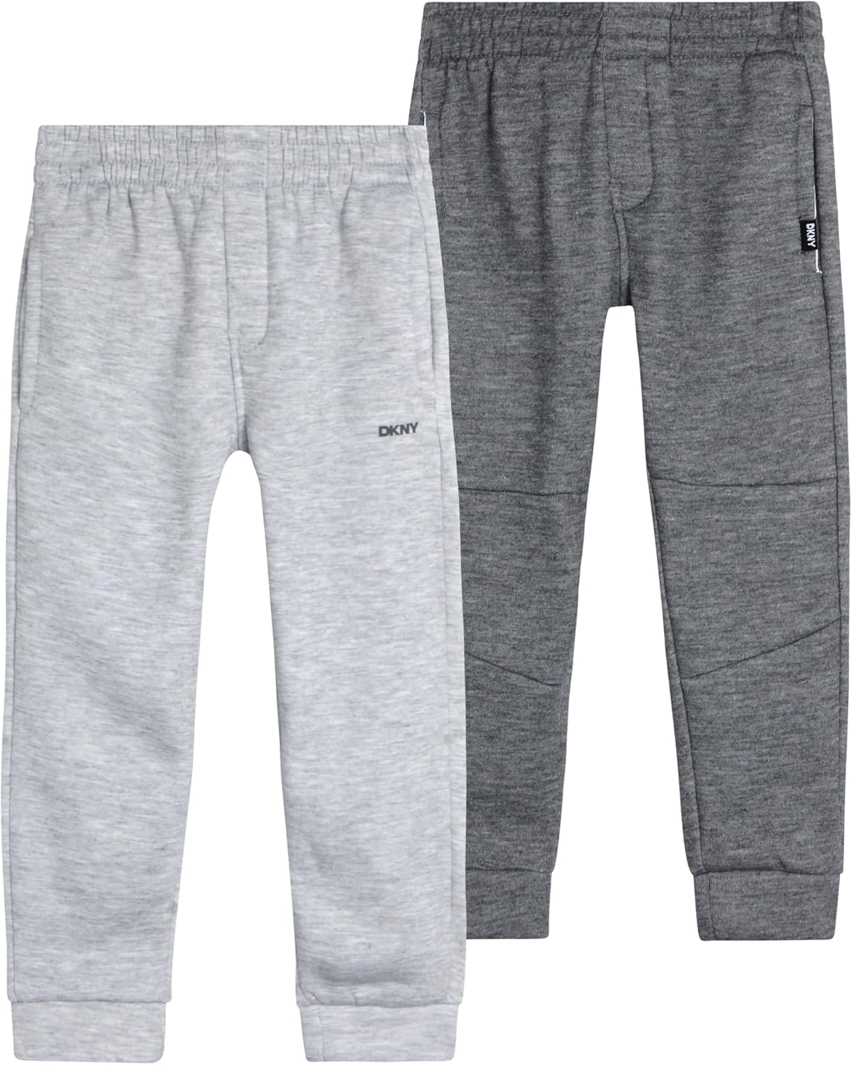 DKNY Baby Boys 2-Pack Fleece Joggers 2T-7