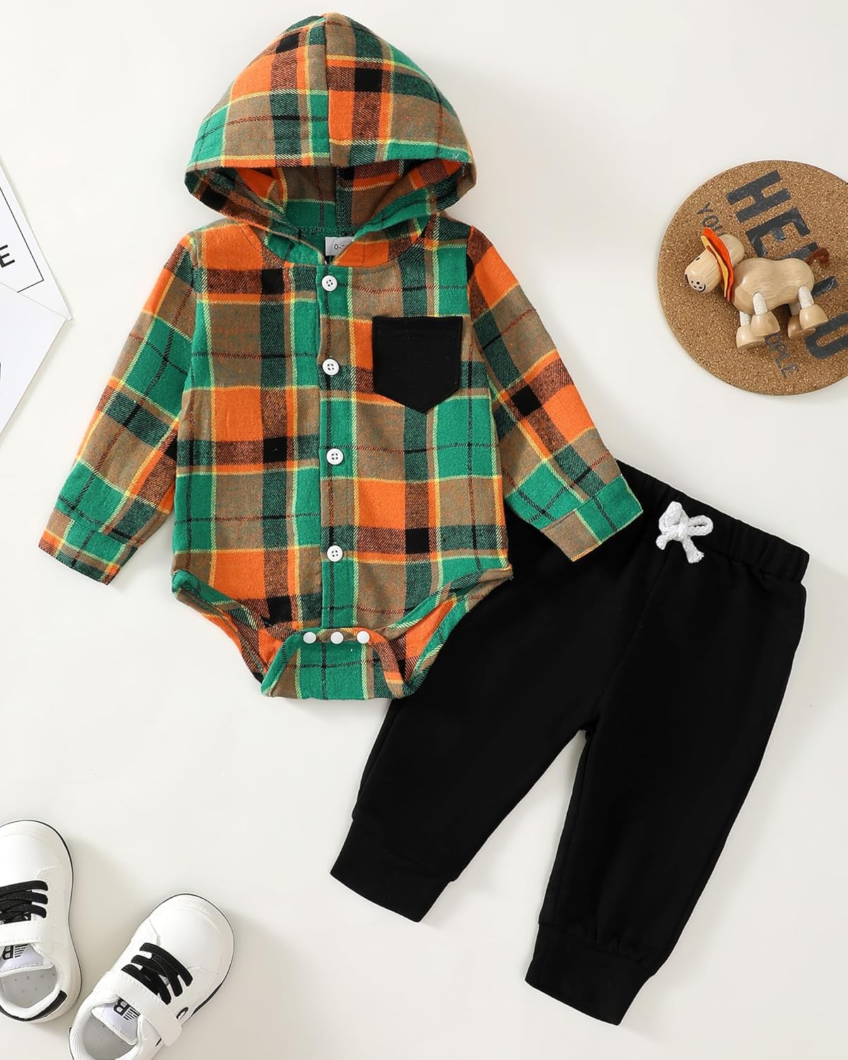Adorable Baby Boy Romper Set