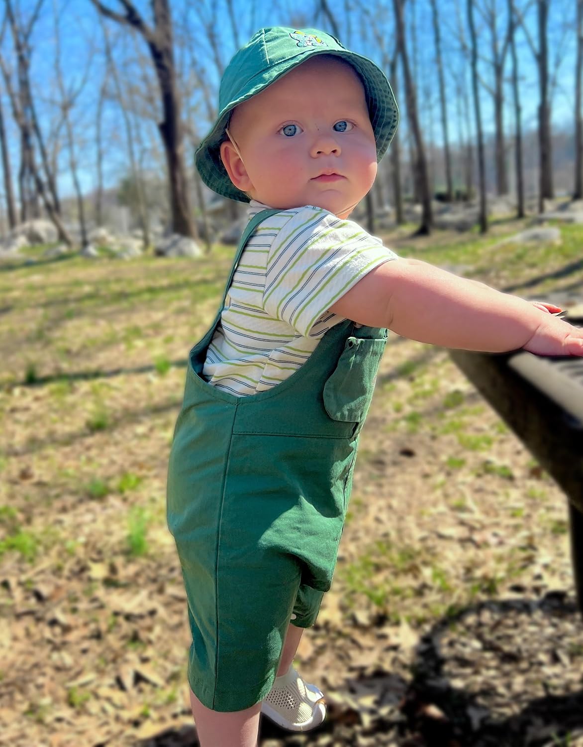 Perfect Stripe Romper Set for Boys