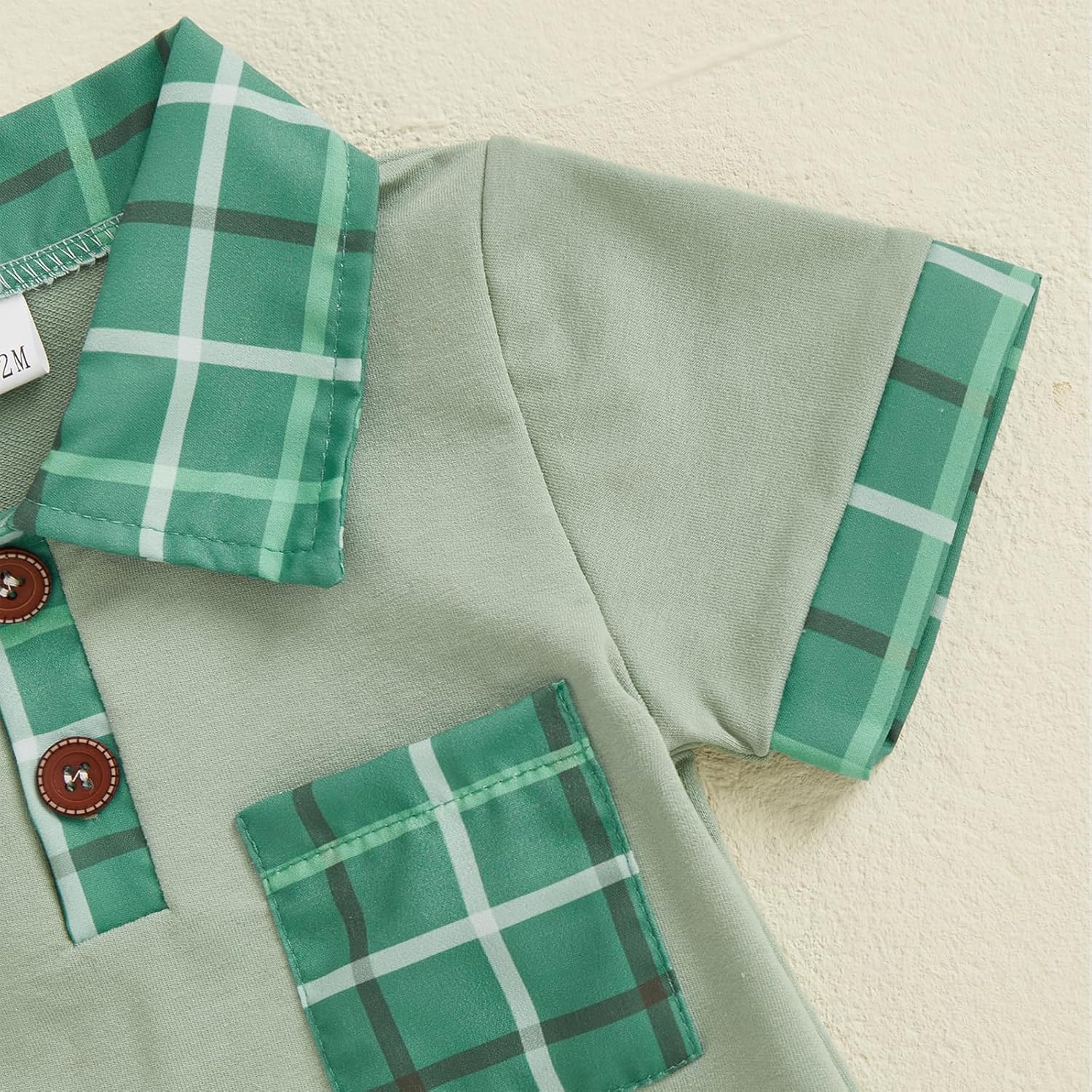 Plaid Answers toddler boys set