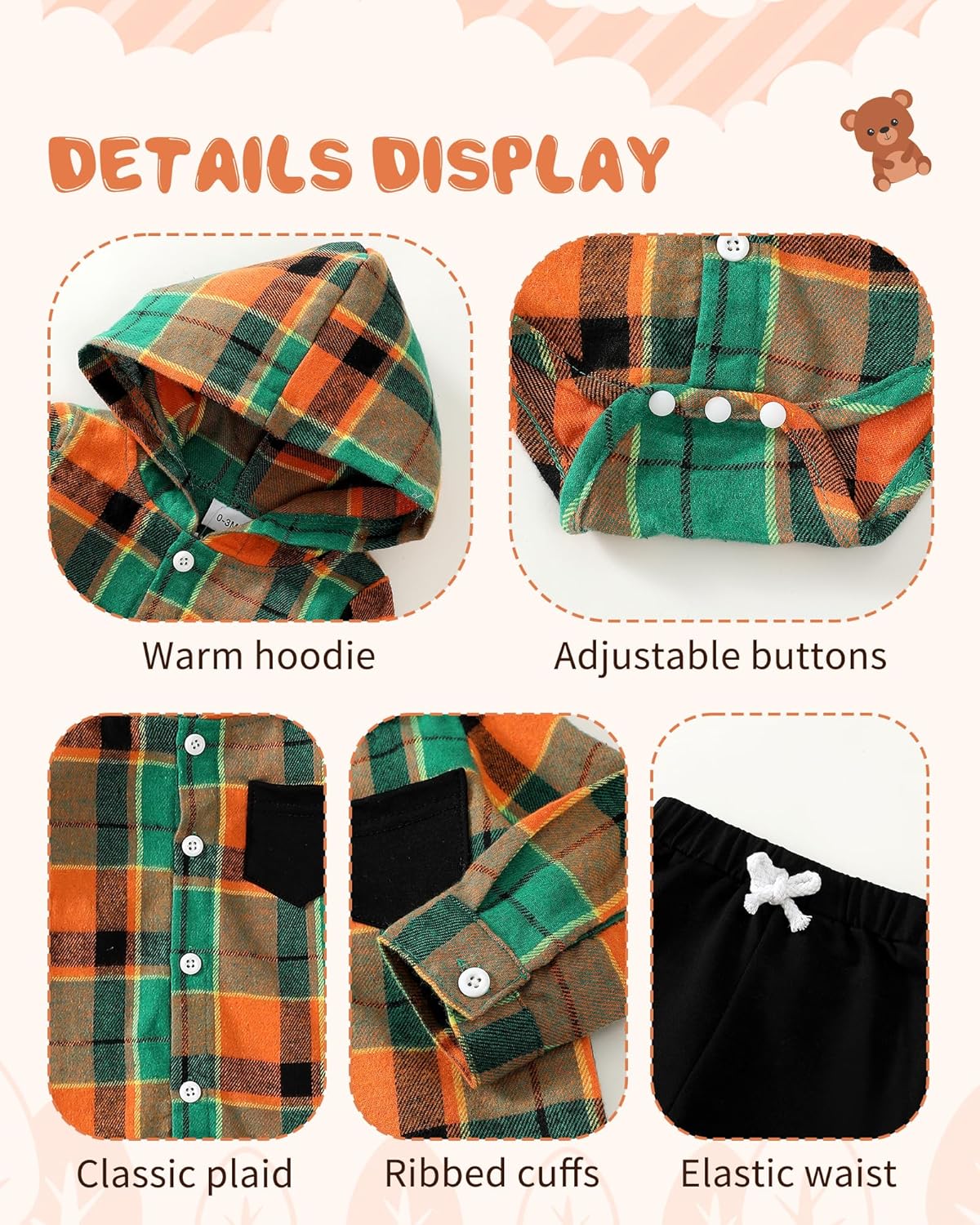 Adorable Baby Boy Romper Set