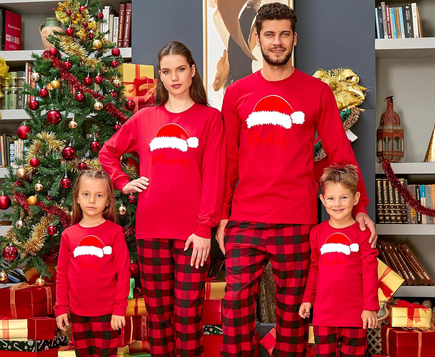 TeeAmores Cozy Christmas Red Hat