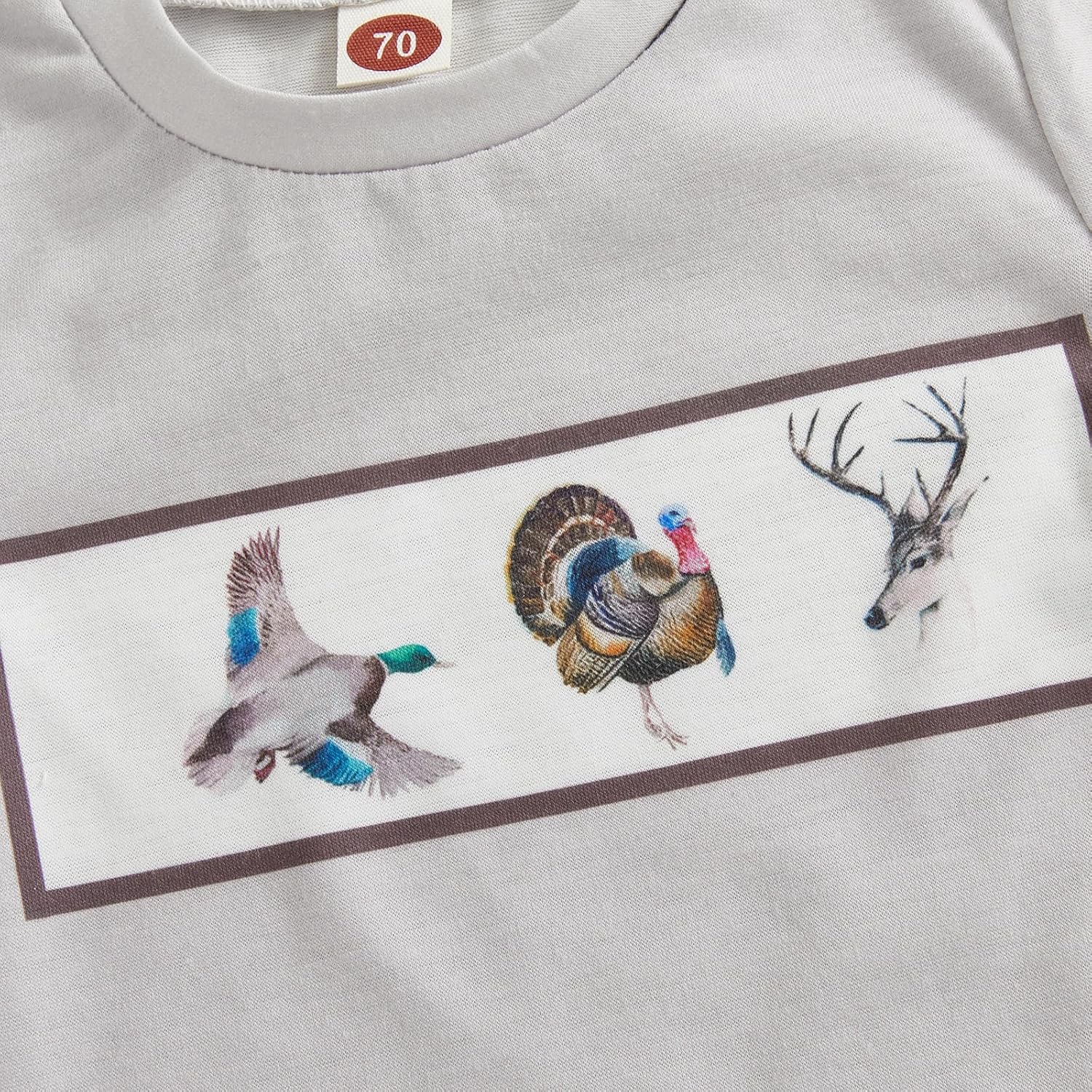 Cute Little Baby Mallard Duck Hunter T-Shirt Shorts Set