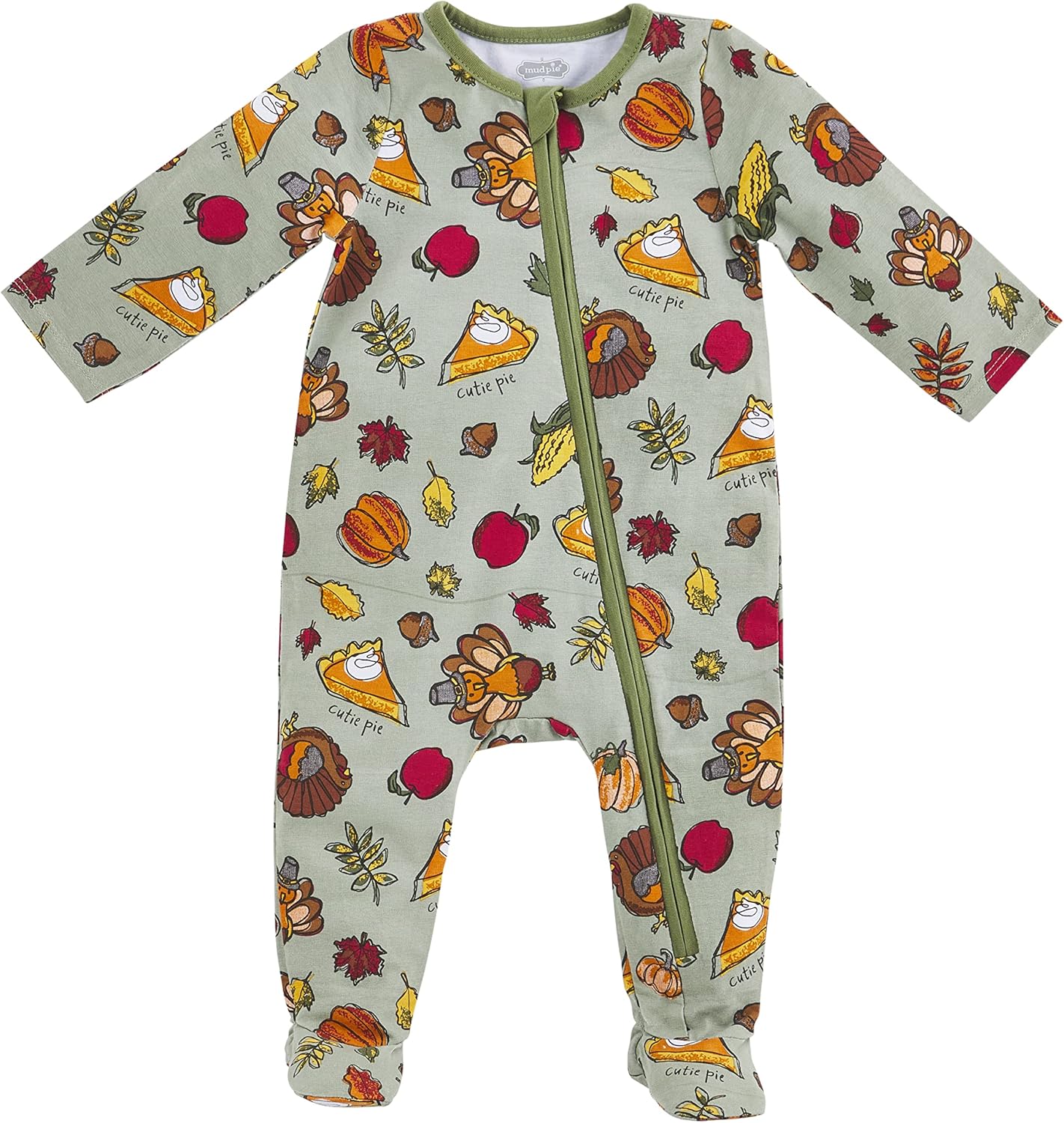 Mud Pie Baby Boys Turkey sleeper