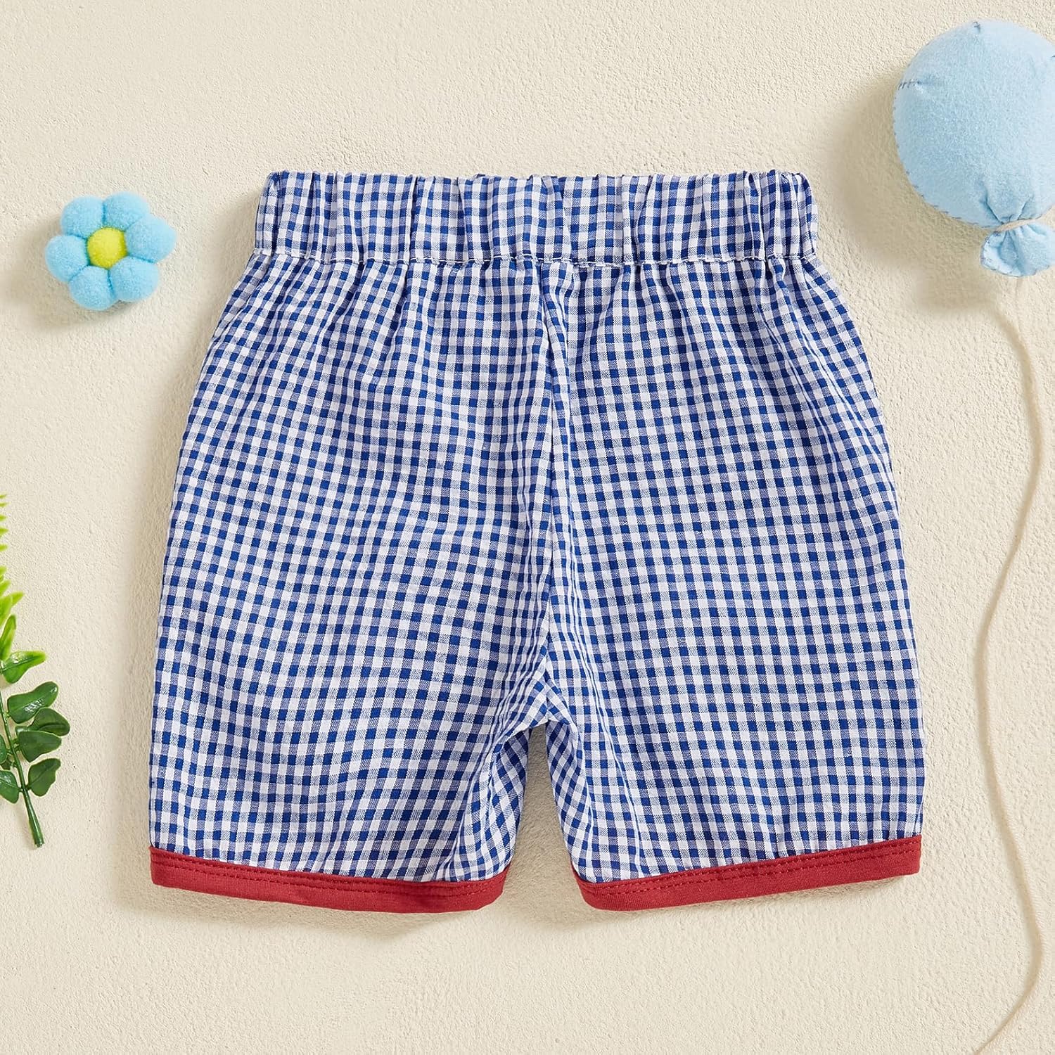 Toddler Baby Plaid Shorts for Boys and Girls