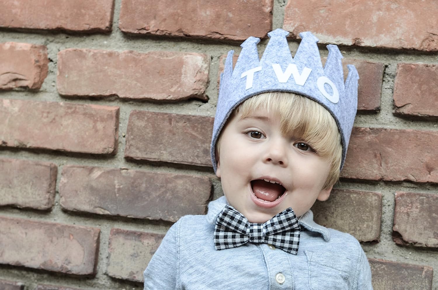 Two Birthday Baby Boy Crown Hat