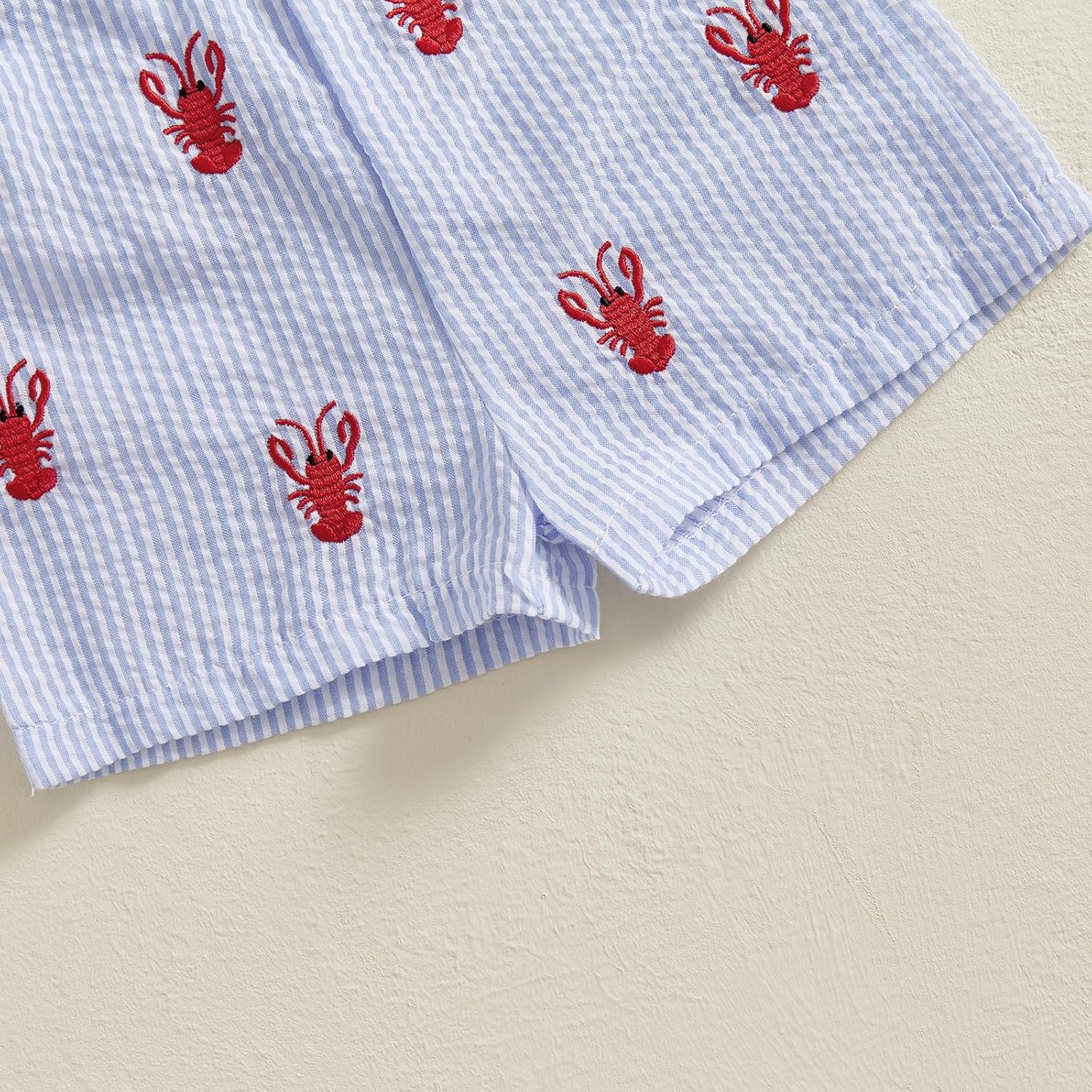 Toddler Baby Boy Crawfish T-Shirt and Shorts Set