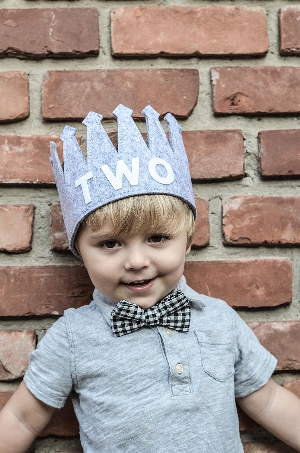 Two Birthday Baby Boy Crown Hat