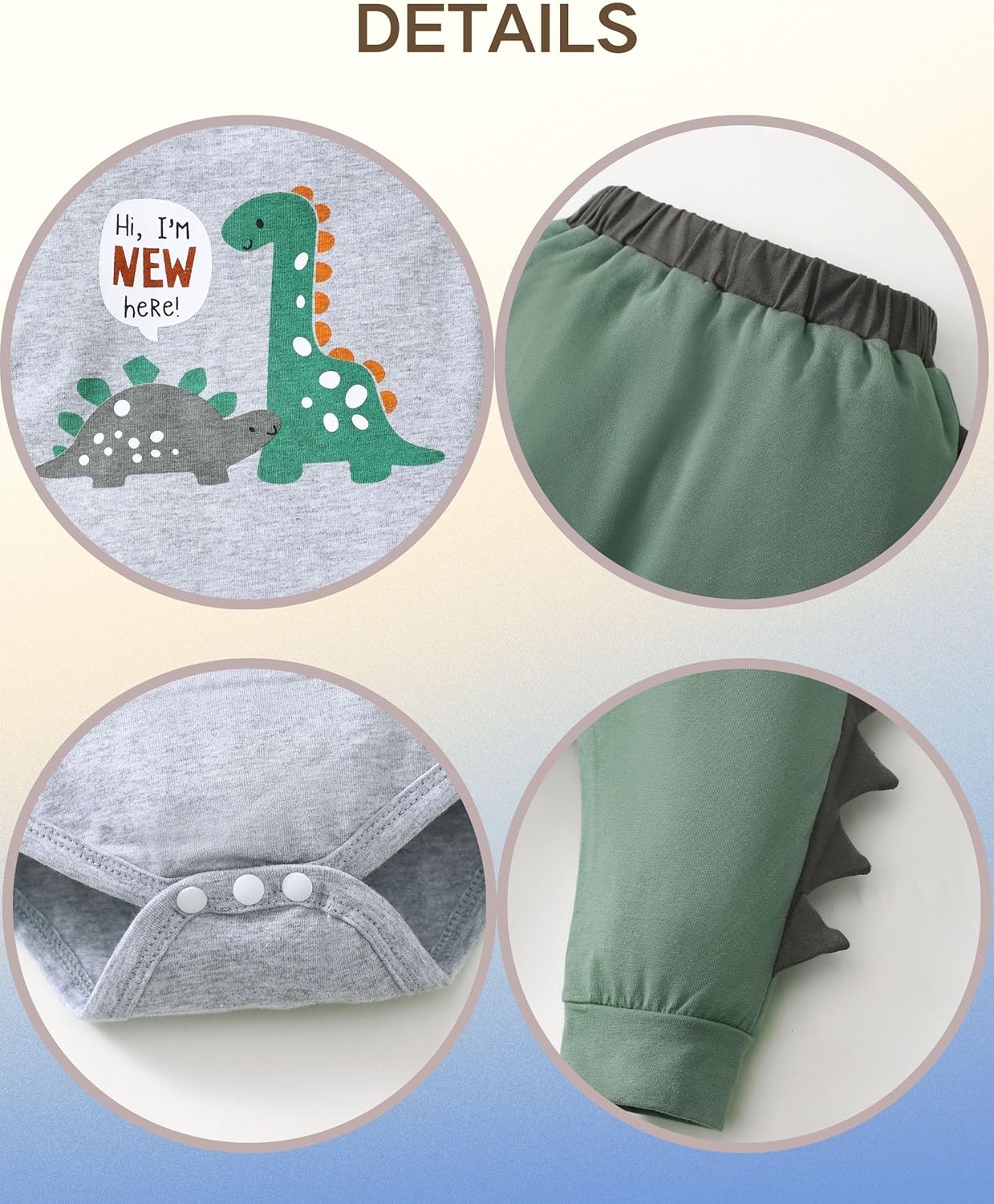 Newborn Baby Boy Clothing Set - Cute Stylish - 0-12 Months