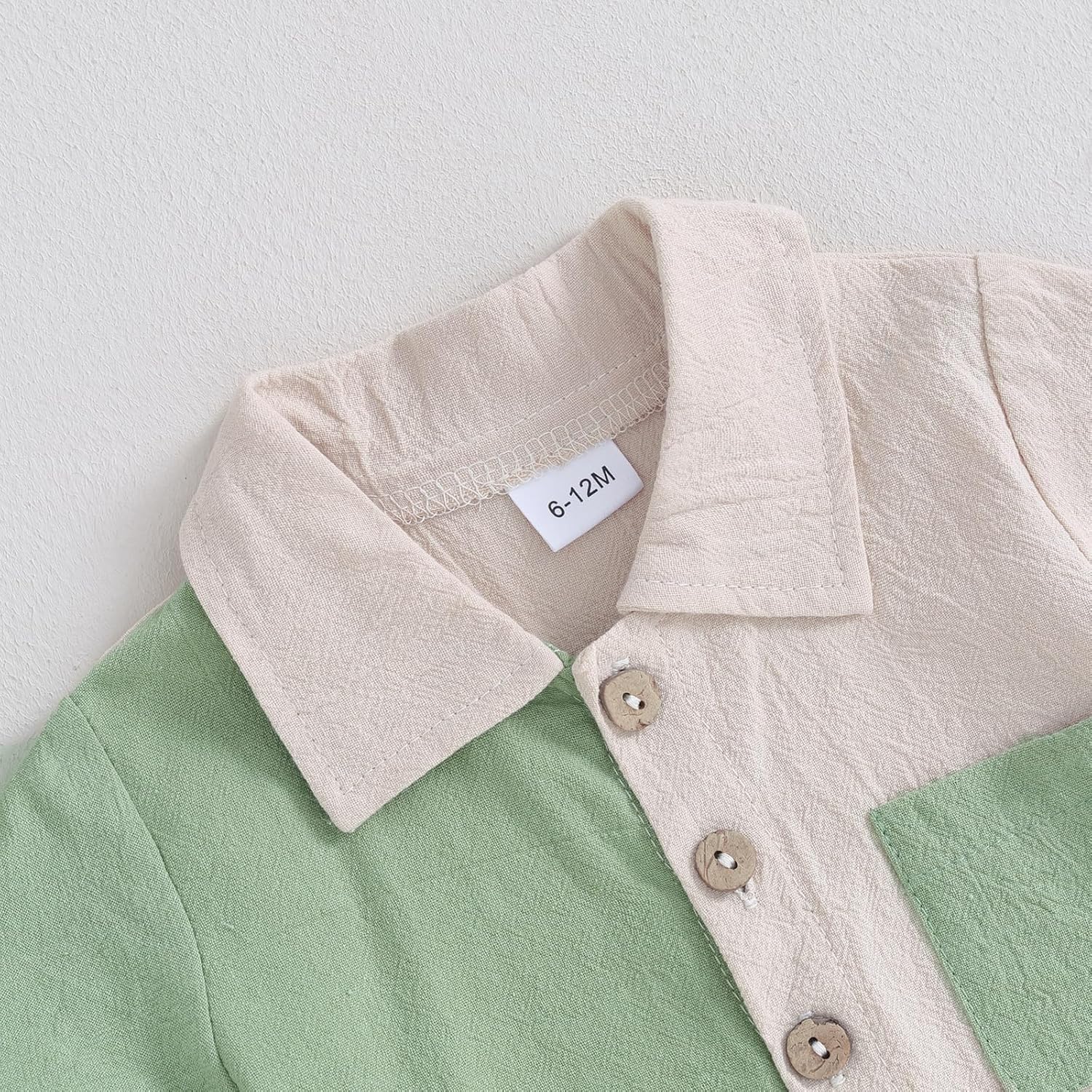 FOMOYUU Toddler Boys Button Down Summer Set
