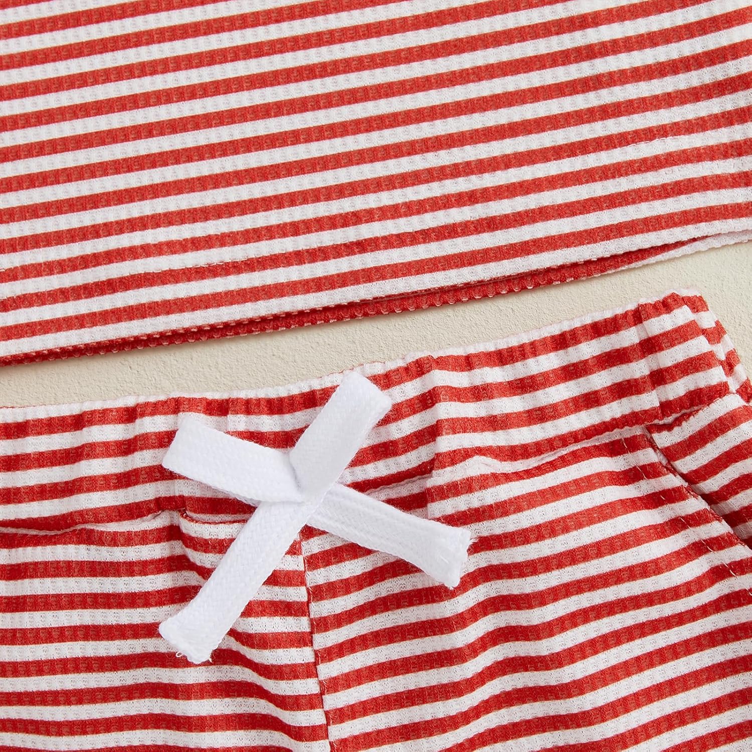 Toddler Baseball Stripe T-Shirt and Shorts Set