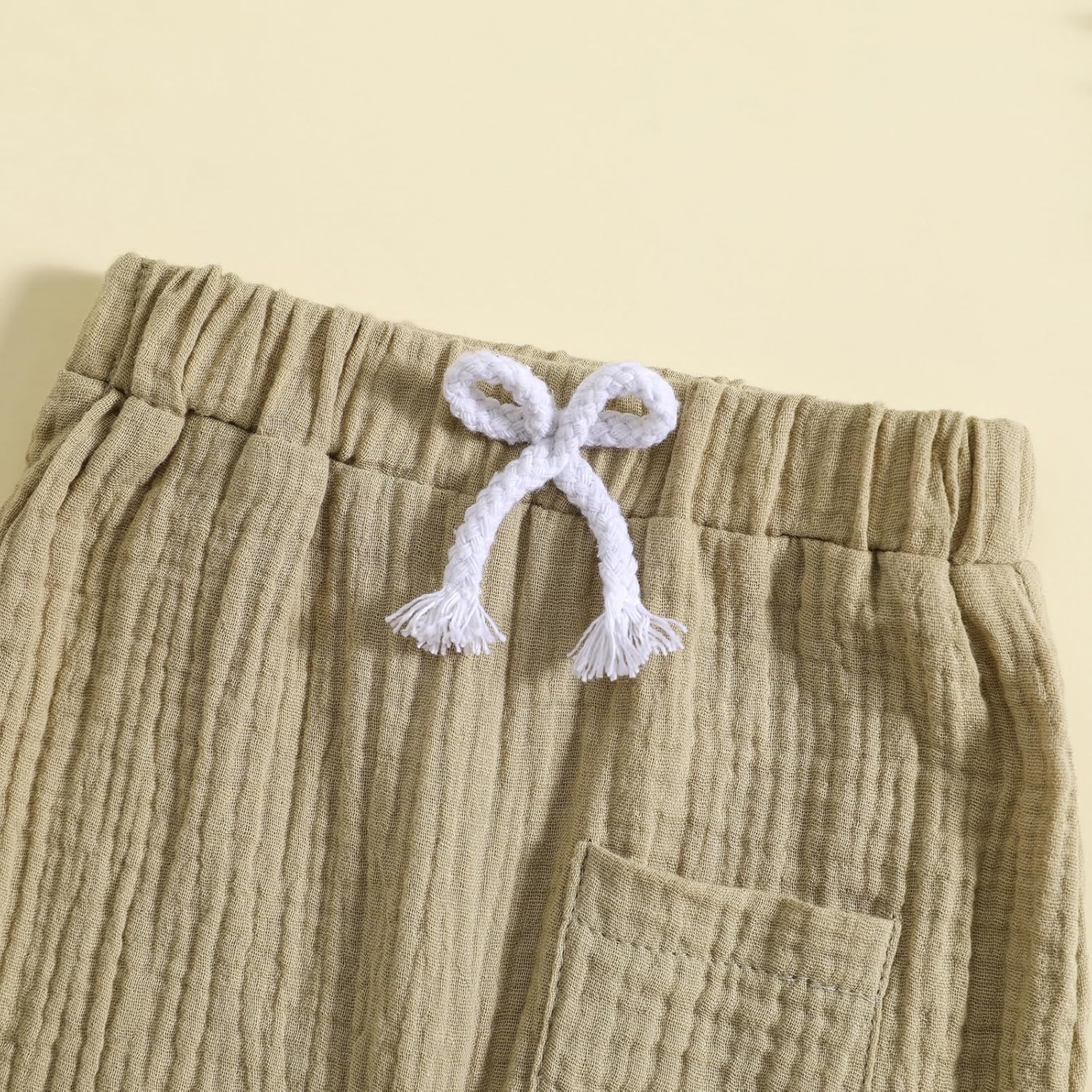 Toddlers Casual Harem Pants with Draws-String