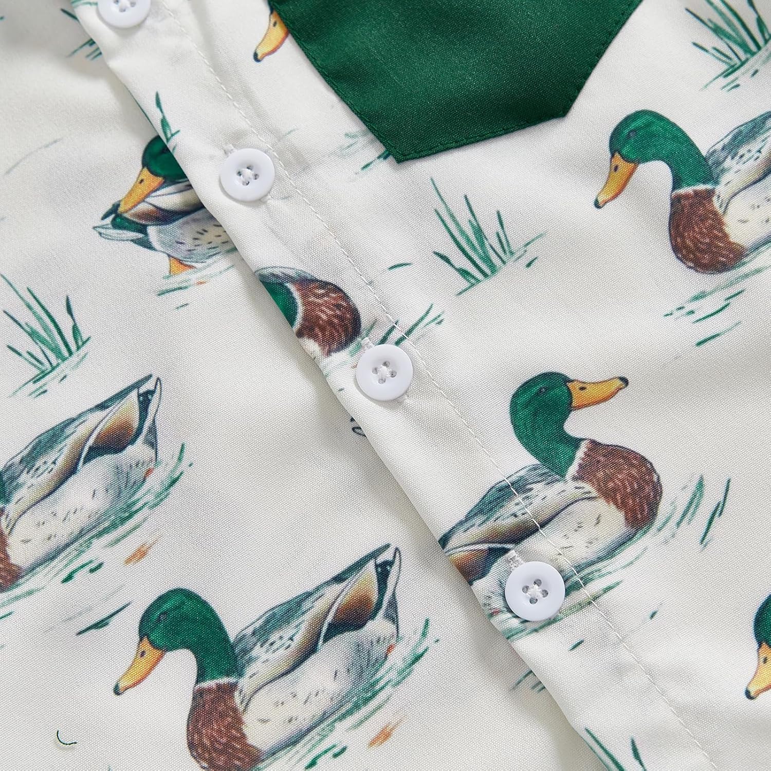 Duck Print Toddler Boy Summer Outfits Casual Trendy