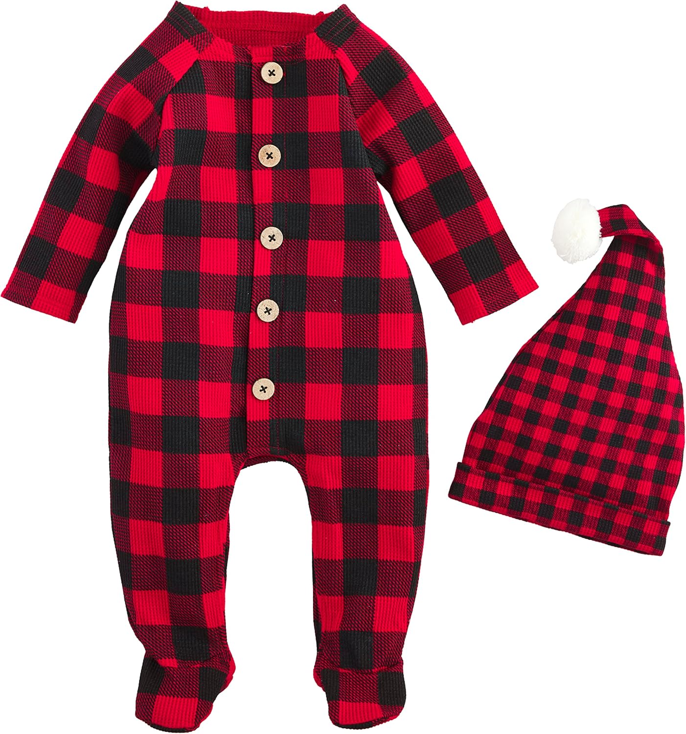 Fun buffalo check baby sleeper
