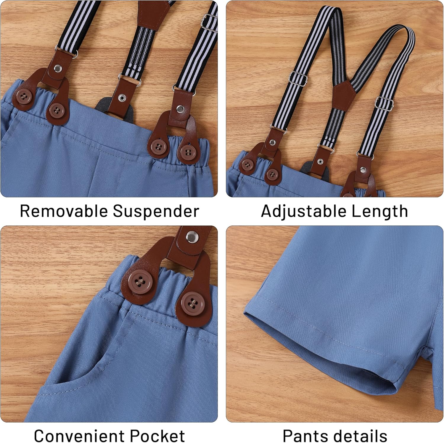 ZOEREA Toddler Boys Casual Set