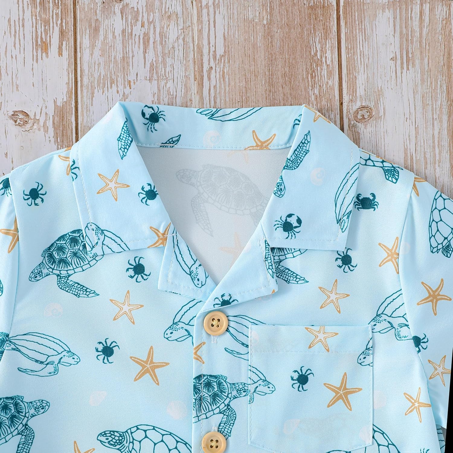 YALLET Toddler Boy Clothes Summer Set